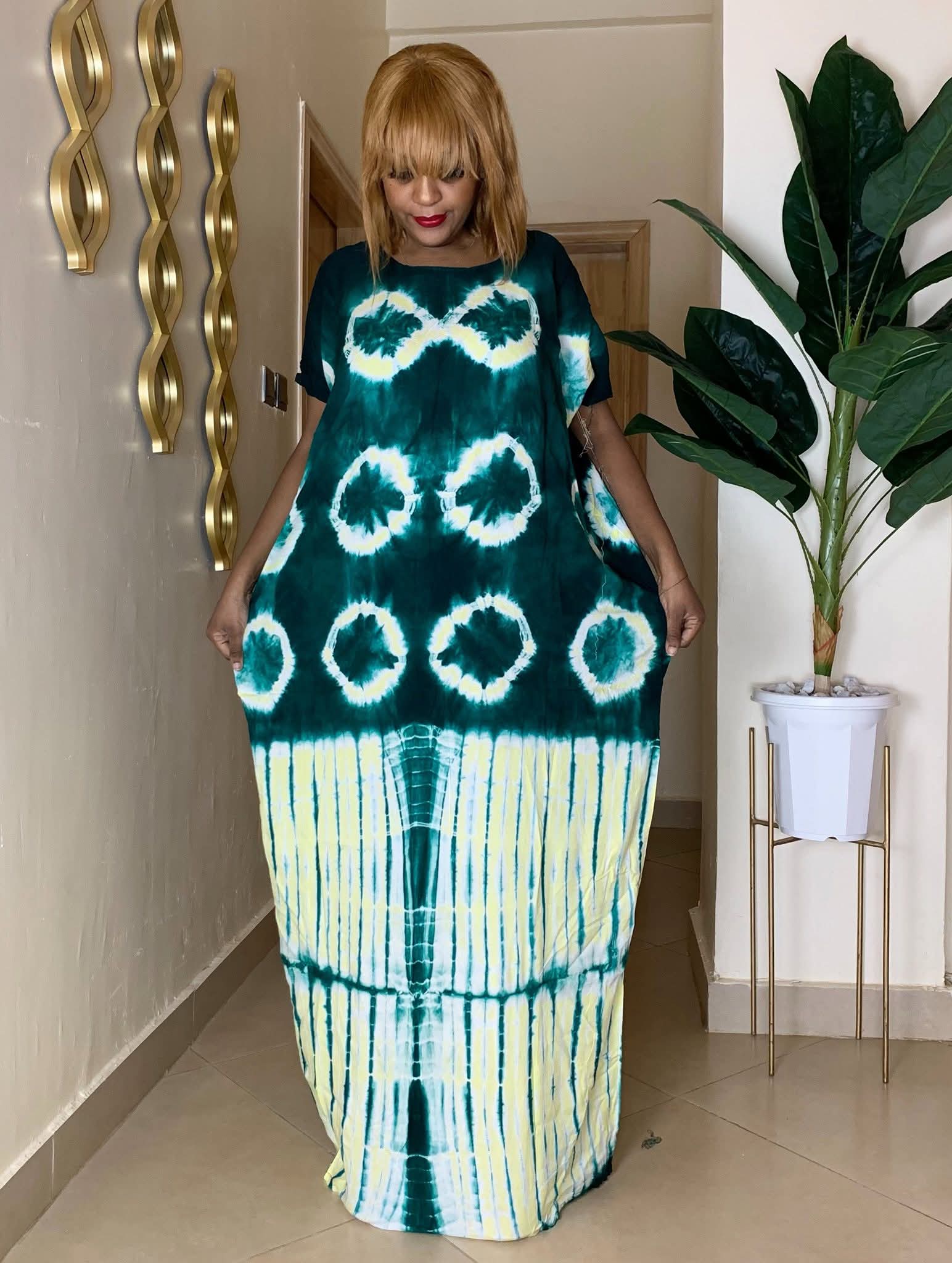 Tie and dye Deras with mtandio image 4