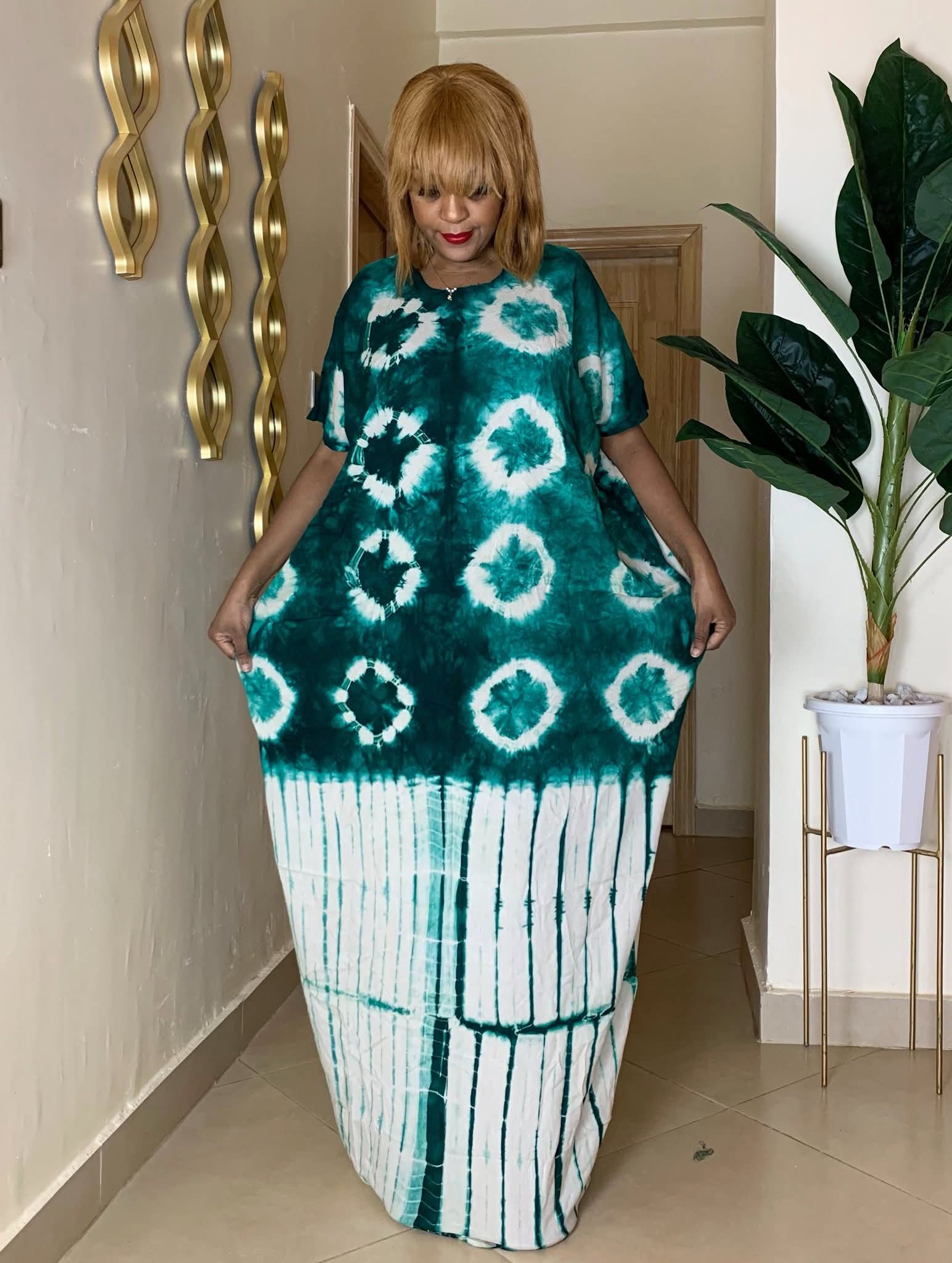 Tie and dye Deras with mtandio image 7